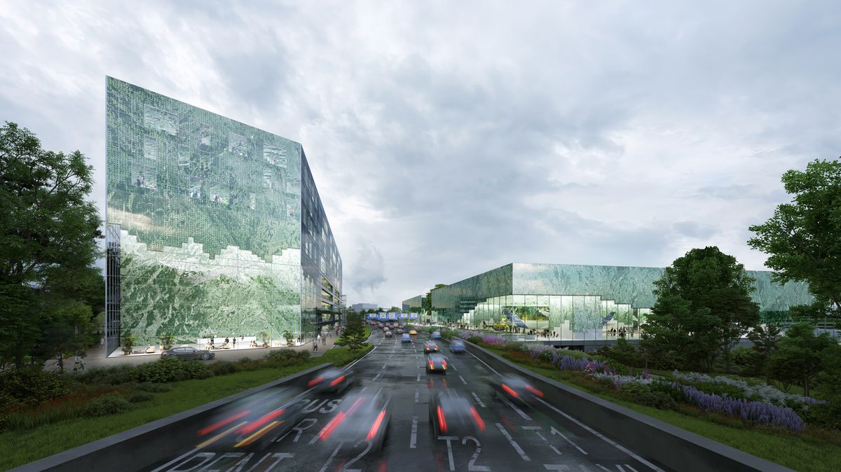 Prague Airport will be expanded with giant “lanterns” of the world’s finest architecture